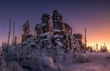 Dreisessel. Die monumentalen Felsen, die drei Sesseln ähneln, finden sich im Nationalpark-FerienLand Bayerischer Wald.