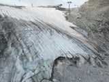 Aufregung um Baggerarbeiten am Gletscher