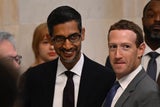 Zuckerberg und Google-Chef