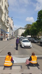 Gespenstische Ruhe bei Klima-Demo