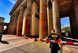 Brandenburger Tor beschmiert