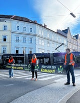 "Letzte Generation" protestiert in Graz