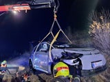 E-VW Lenker lief nach Unfall davon