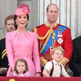 Kate William Queen George Charlotte Trooping the Color 2017