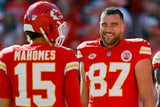 Travis Kelce mit Patrick Mahomes