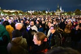 Lichtermeer gegen Antisemitismus am Wiener Heldenplatz am 2.11.2023