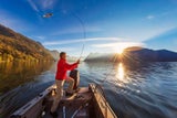 Ausstellung zum Thema Fischerei und Klimawandel am Traunsee.