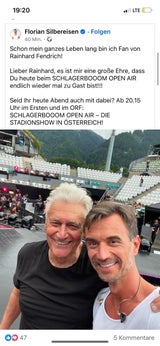 Florian Silbereisen: Liebeserklärung an Rainhard Fendrich