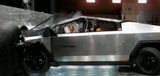 Tesla Cybertruck: Crashtest zeigt, dass es kaum eine Knautschzone gibt.