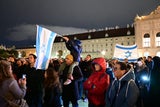Lichtermeer gegen Antisemitismus am Wiener Heldenplatz am 2.11.2023