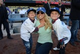 Britney Spears mit ihren Söhnen Jayden James (L) and Sean Preston (R), an die sie ihr Buch widmete.