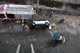 Unfall Wienfluss Litfaßsäule