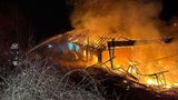Großbrand in Michelbach hält mehrere Feuerwehren in Atem