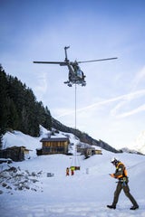 Felssturz und drohender Hangrutsch
