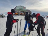 Zollkontrolle im Skigebiet Ischgl am rund 2.800 Meter hohen Flimsattel.