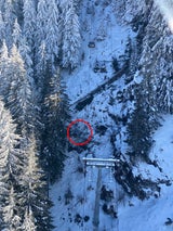 Foto zeigt abgestürzte Gondel