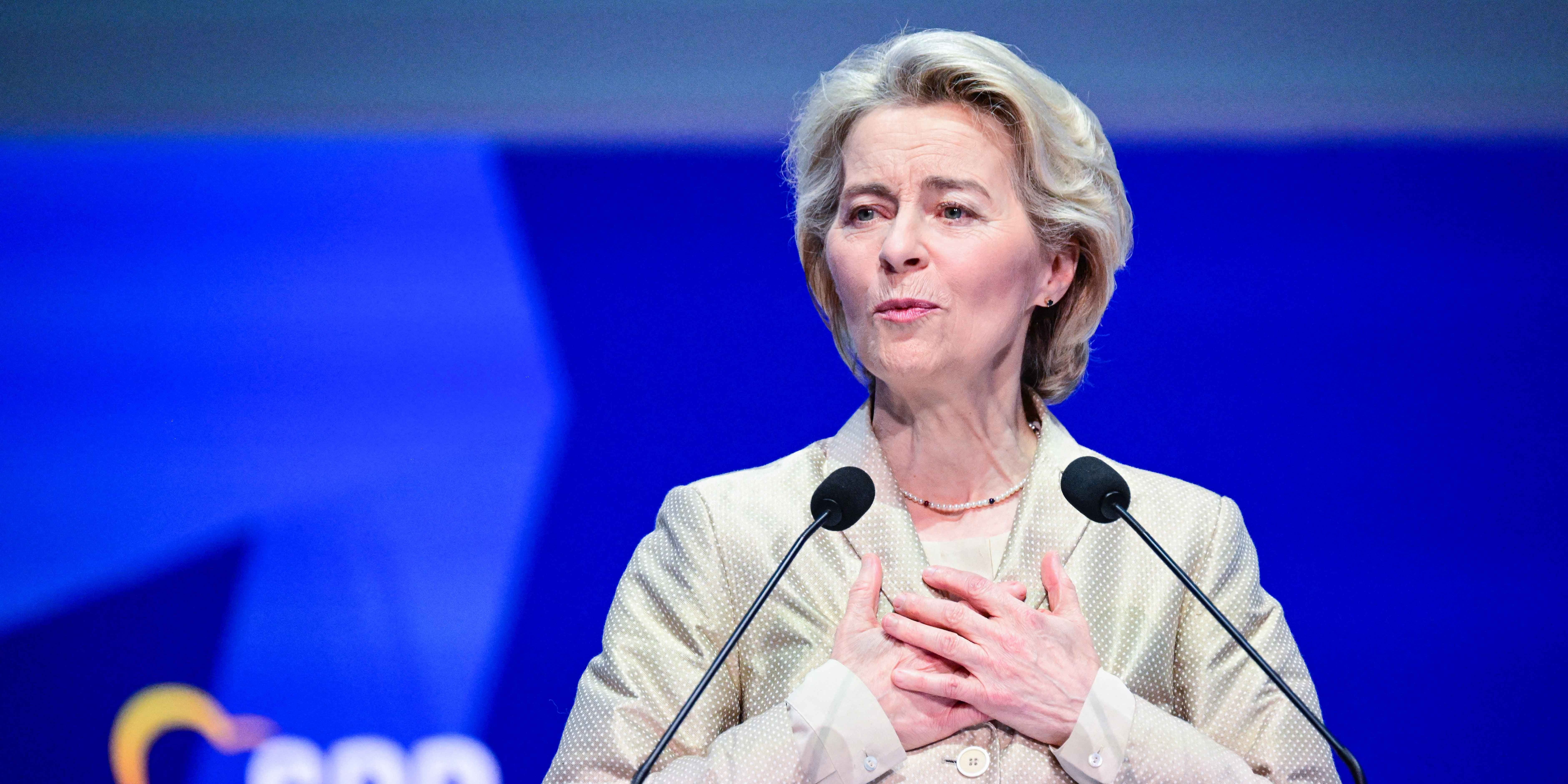 Schlechte Umfragedaten für Ursula von der Leyen.