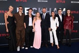 Family affair. David und Victoria feierten mit ihren Kindern die Netflix-Premiere.&nbsp;