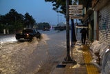 Schwere Unwetter in Volos, Zentralgriechenland.