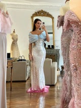 Nadine Mirada trägt ein Traumkleid des libanesischen Designers Georges Makaroun