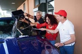 Michael Konsel, Mausi Lugner und Heribert Kasper