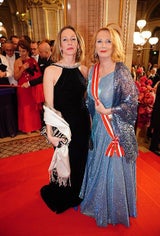 Doris Bures (r.) mit ihrer Tochter Bettina (l.)