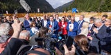 Italiens Verkehrsminister Matteo Salvini besuchte am Montag die Brennergrenze