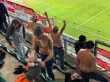 Oben Ohne bei Minus Graden - so heiß feierten unser Fans das Team in Estland
