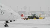 Schnee-Chaos am Flughafen München
