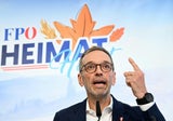 FPÖ-Parteichef Herbert Kickl am Mitwochmorgen bei der PK zur Herbstoffensive.