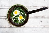Zum Brunch: Shakshuka vielfältig aufgetischt