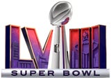 Das Logo von Super Bowl 58