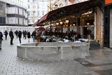 Terror-Mauer verschandelt Wiener City