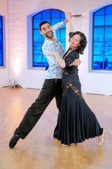 Eva Glawischnig mit Dimitar Stefanin