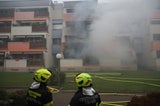 Brand in Wohnhaus sorgt für Großeinsatz in Traun