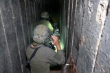 Israelische Soldaten im Hamas-Tunnelsystem im Gazastreifen