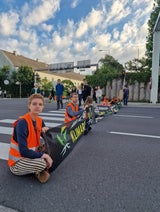 Klima-Protest in Wels