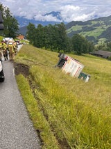 LKW Unfall Absturz Reither Kogel