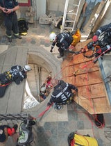 Rettung im Stephansdom