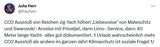 Tweet von Julia Herr