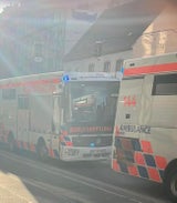 Brand in Wien-Floridsorf