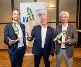 &nbsp;Christoph Fingerlos, Weinkellerei Wegenstein Herbert Toifl, Geschäftsführer Weinkellerei Wegenstein Werner Rosenberger, ALPLA Sales Director Austria (v .l. n. r.)