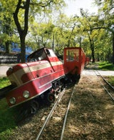 Liliputbahn im Prater: Crash mit Auto