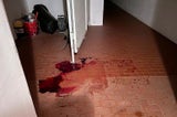 Blutlache im Keller Boten Kranebitter