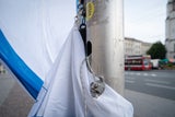 Israel-Flagge in Stadt Salzburg heruntergerissen