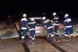 Unfall auf Bahngleisen Wunder