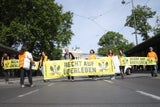 Klima-Kleber blockieren den Wiener Ring