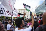 Demo Palästinenser Columbusplatz