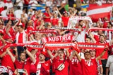 ÖFB-Fans beim EM-Gruppenspiel zwischen Polen und Österreich in Berlin