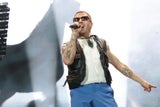 US-Rapper Macklemore bei seinem Auftritt am Frequency Festival 2023